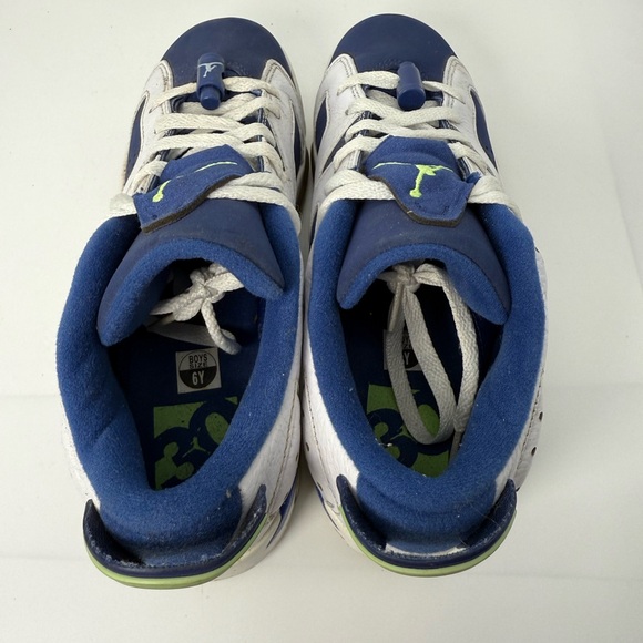 Kids Nike Air Jordan Size 6Y Low  Ghost Green 768881-106 Sneakers - Picture 9 of 11